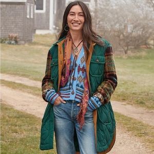 Women's Multicolor Quilted Jacket